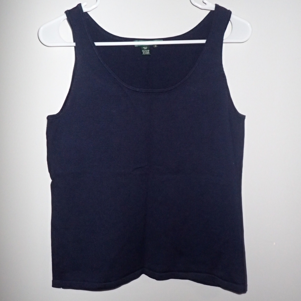 Lauren Ralph Lauren Navy Dressy Tank